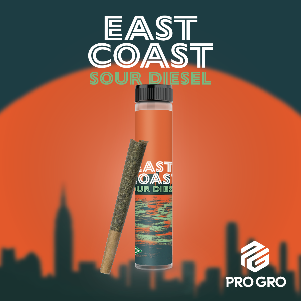 East Coast Sour Diesel 1g Pre-Roll