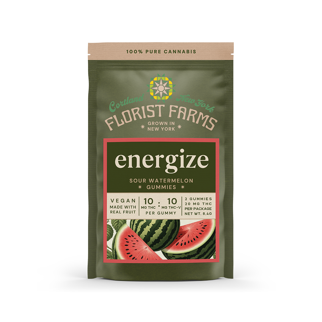 Energize | Sour Watermelon Gummies | 2pk