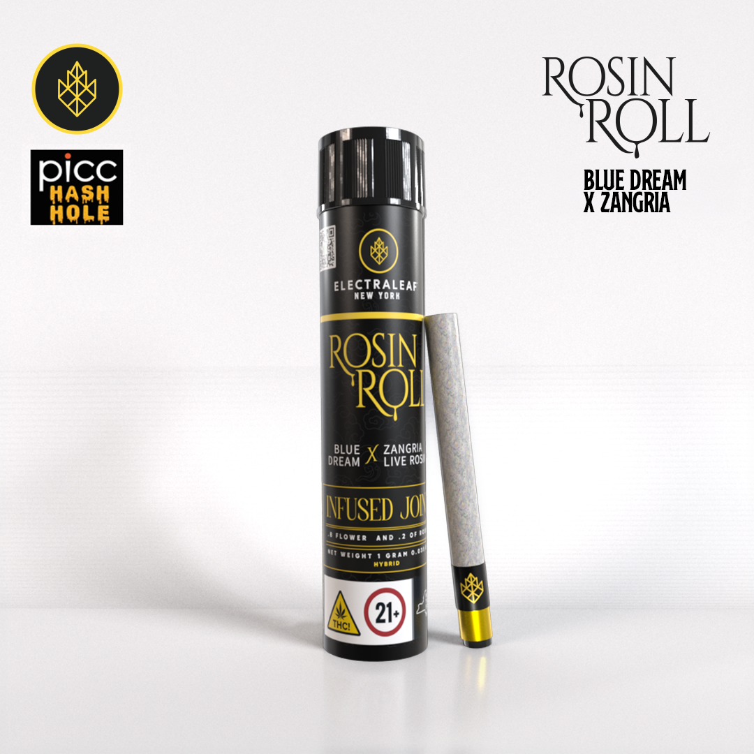 ElectraLeaf | Blue Dream x Zangria Rosin | Infused Pre-Roll | 1g
