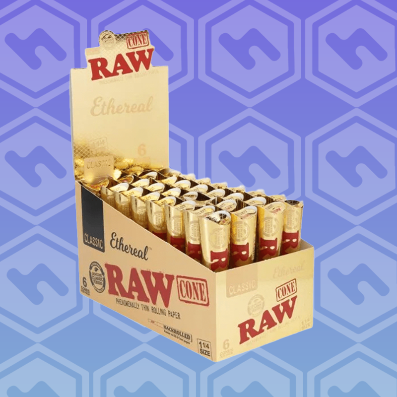 RAW | Ethereal Cones | 6 Pack | 1 ¼ Size
