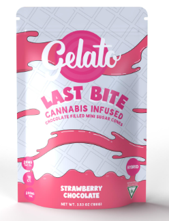 Gelato Last Bite - Strawberry White Chocolate - 200mg