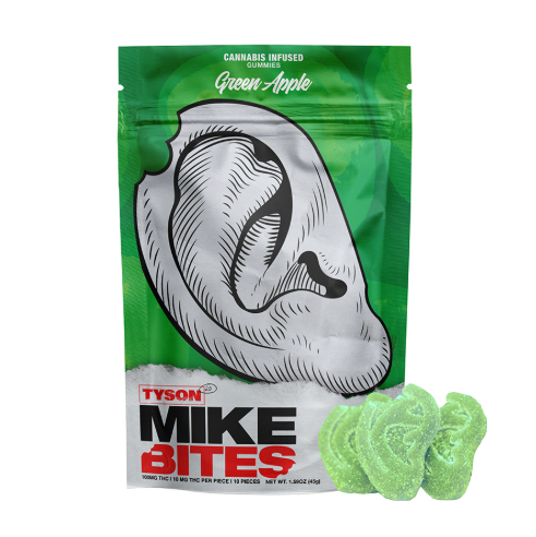 Green Apple Gummies | 100mg | Mike Bites
