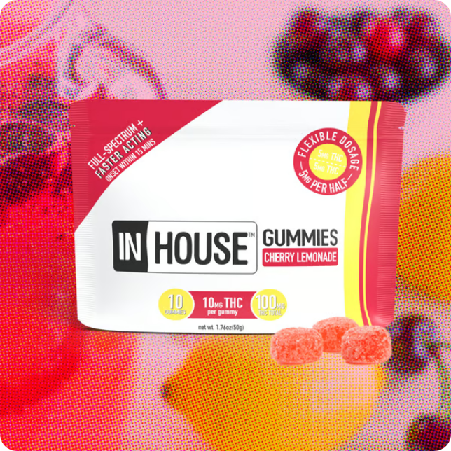 In House - Cherry Lemonade  - Fast Acting - Gummies - 100mg (10pk)