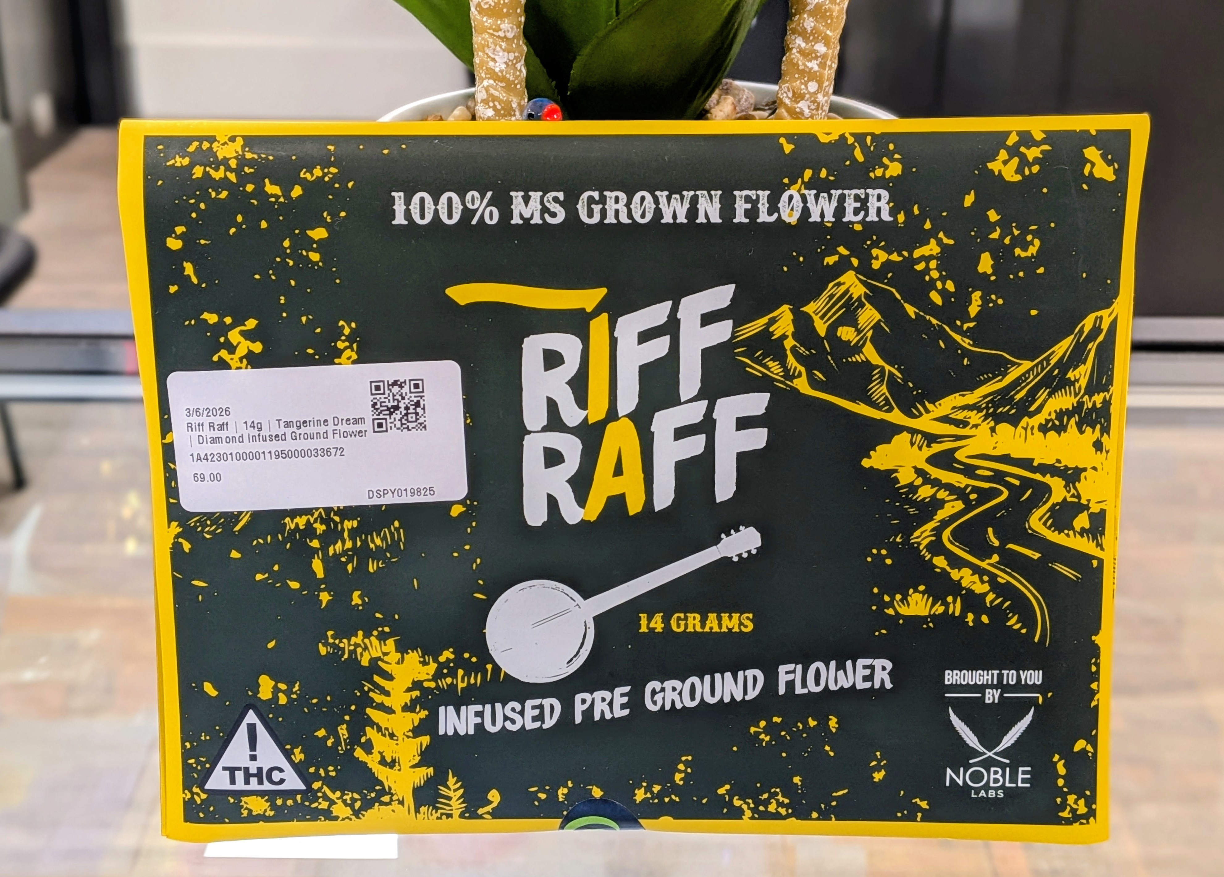 14g | Tangerine Dream | Diamond Infused Ground Flower