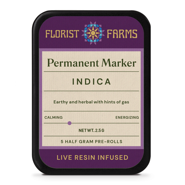 Permanent Marker | 5pk | Live Resin Infused Pre-Roll