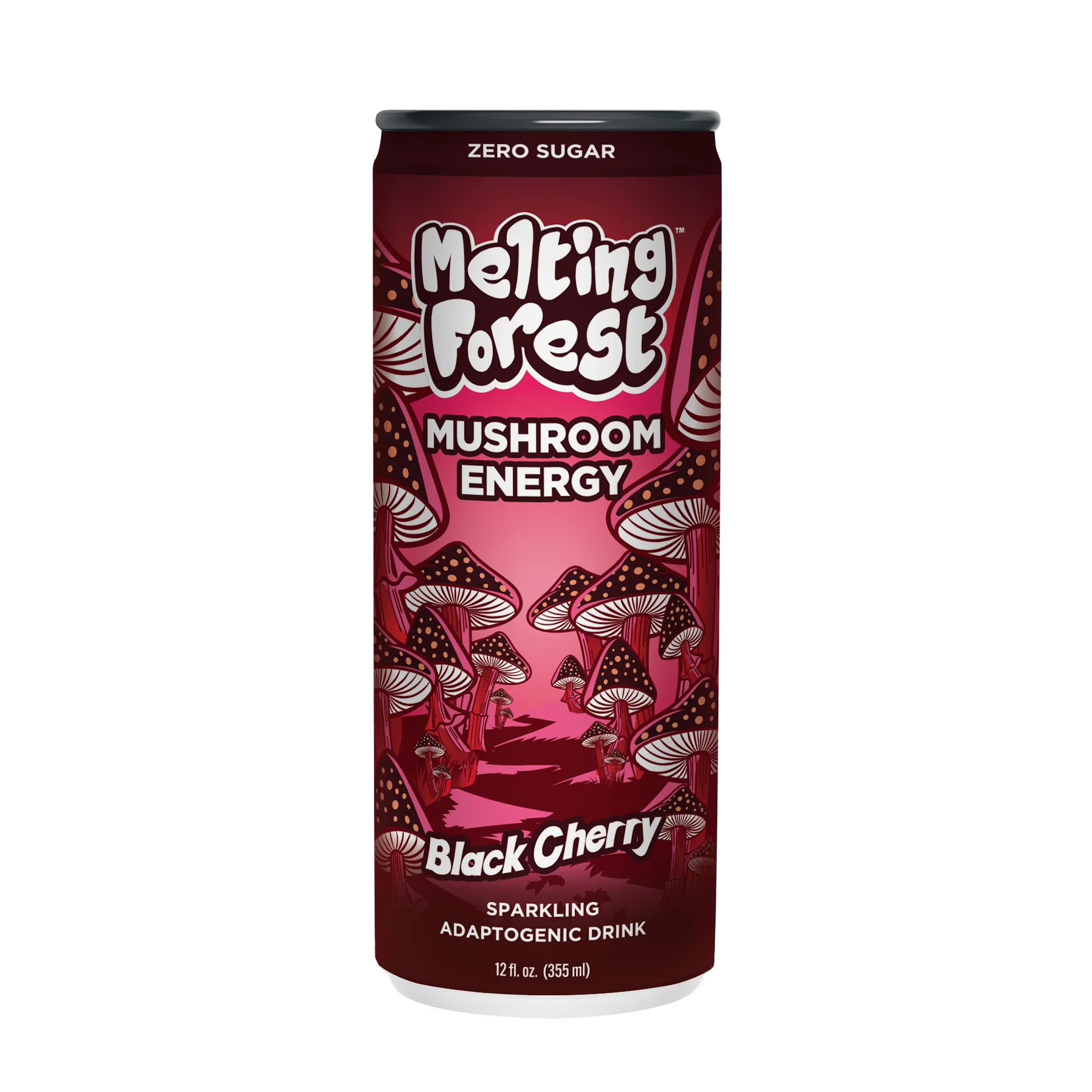 Melting Forest - Mushroom Energy Drink - 12 fl oz - Black Cherry
