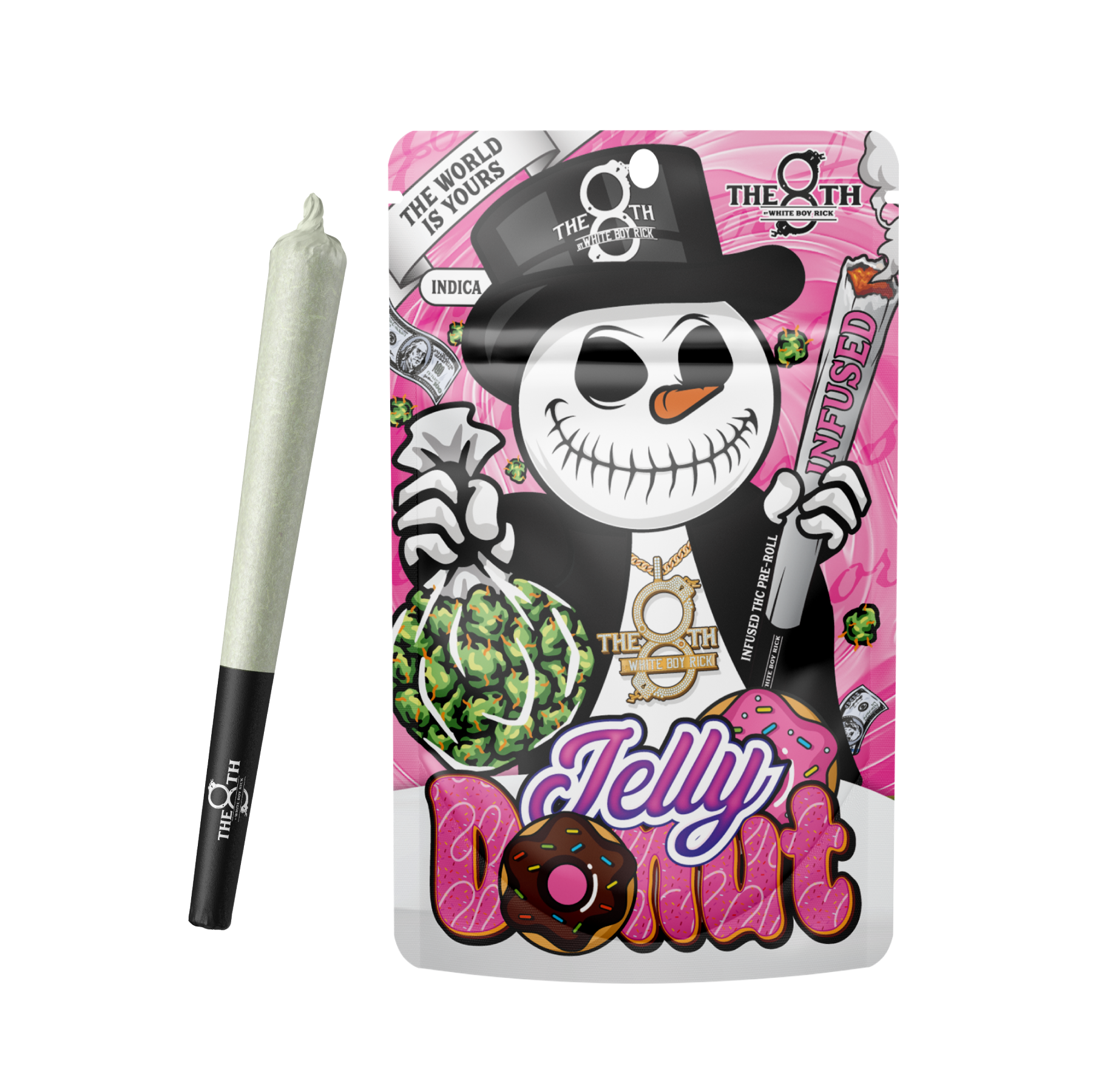 White Boy Rick | 1.2g Infused Pre-Roll | Jelly Donut