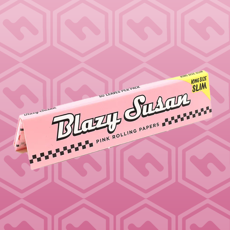 Blazy Susan | Pink Rolling Papers | King Size Slim