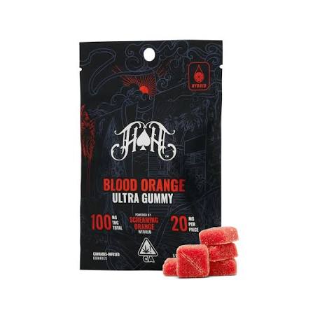 Heavy Hitters - 100MG Ultra Gummies 5PK - Blood Orange [H]
