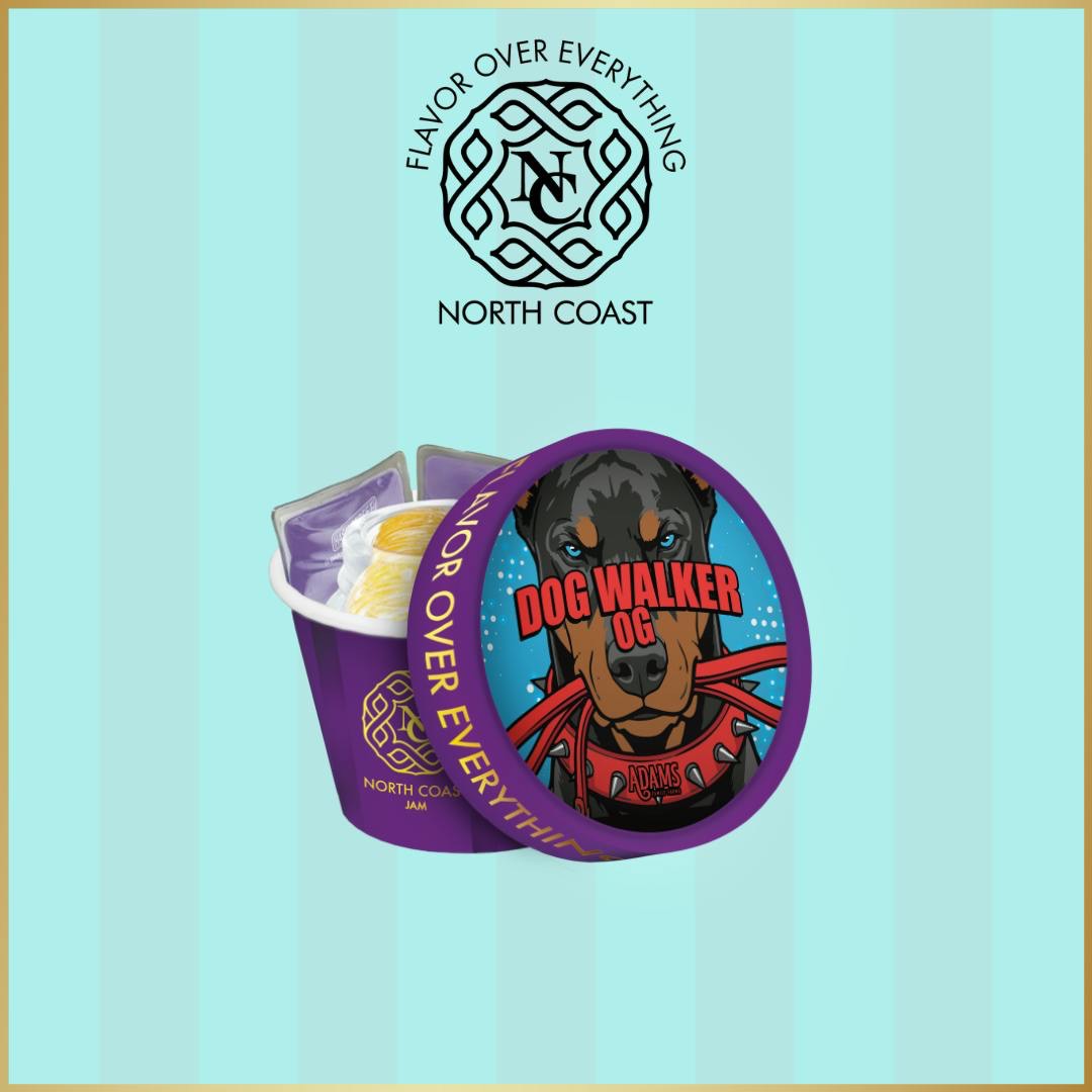North Coast x Adams Family | TIER 3 Hash Rosin Jam | Dog Walker OG