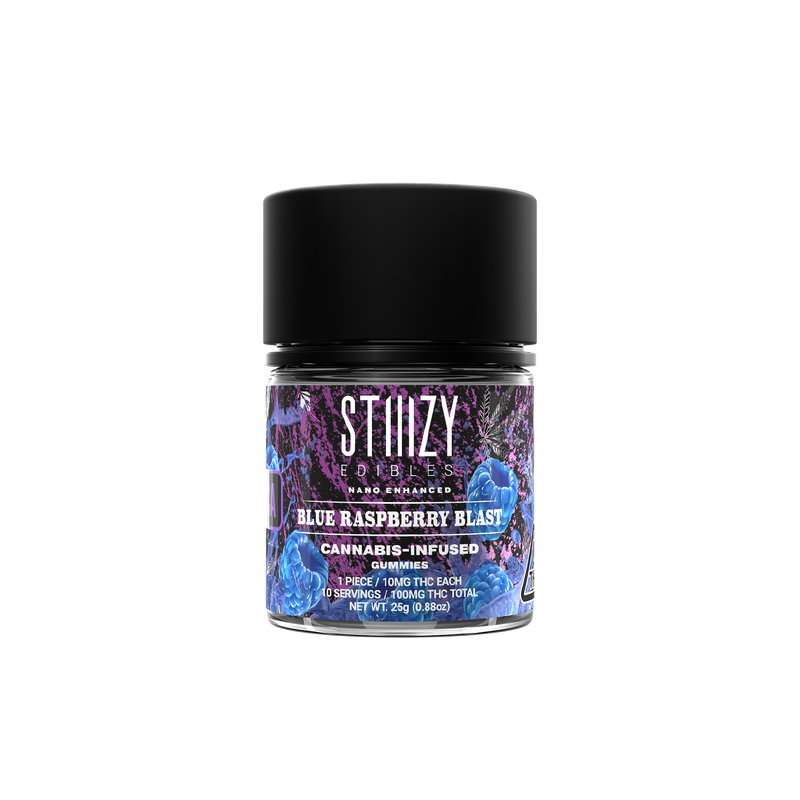 Stiiizy Blue Raspberry Blast 100mg Gummies