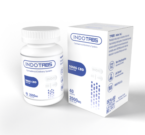 2000mg CBD IndoTabs 40 pack