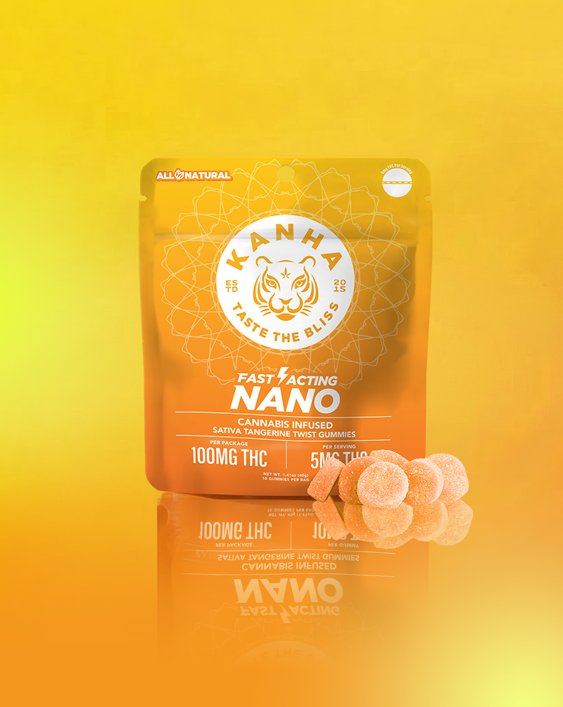 Tangerine Twist | Nano Gummies | 10pk of 10mg* product photo