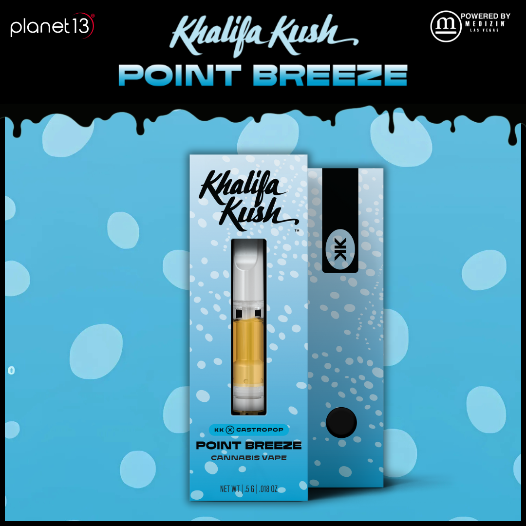 Khalifa Kush Point Breeze .5g Live Resin Vape Cartridge
