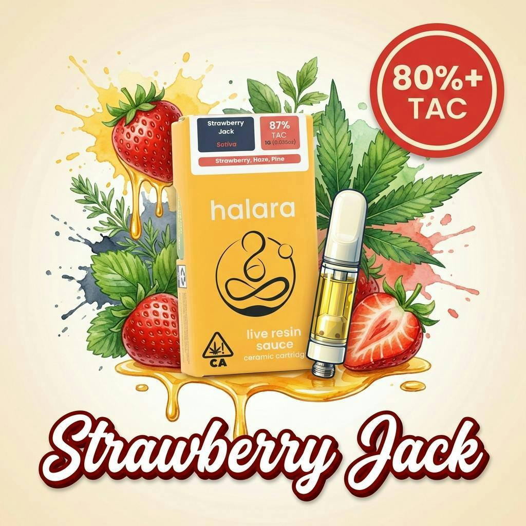 Strawberry Jack 1g Live Diamond Sauce Cart