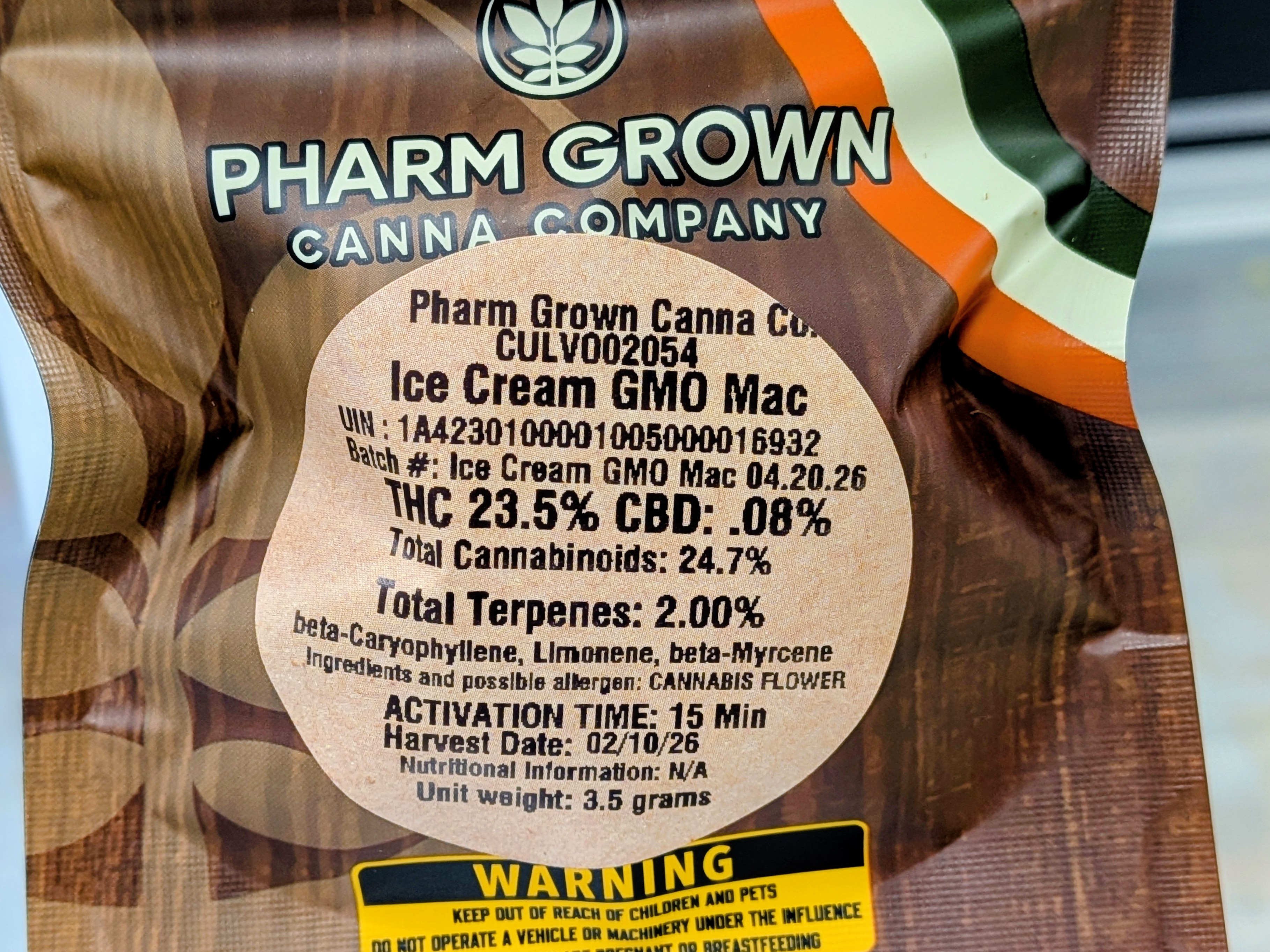 3.5g | Ice Cream GMO MAC