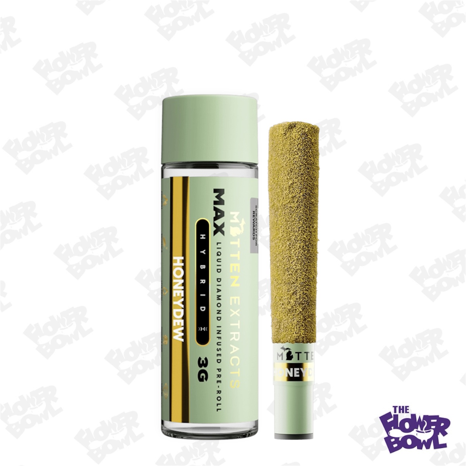 Mitten Extracts: Honeydew 3G Max Diamond Infused Single Preroll (H)