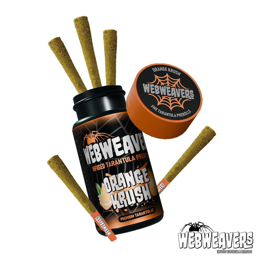 Webweaver Minis 5pk Infused Pre Rolls | Orange Kush