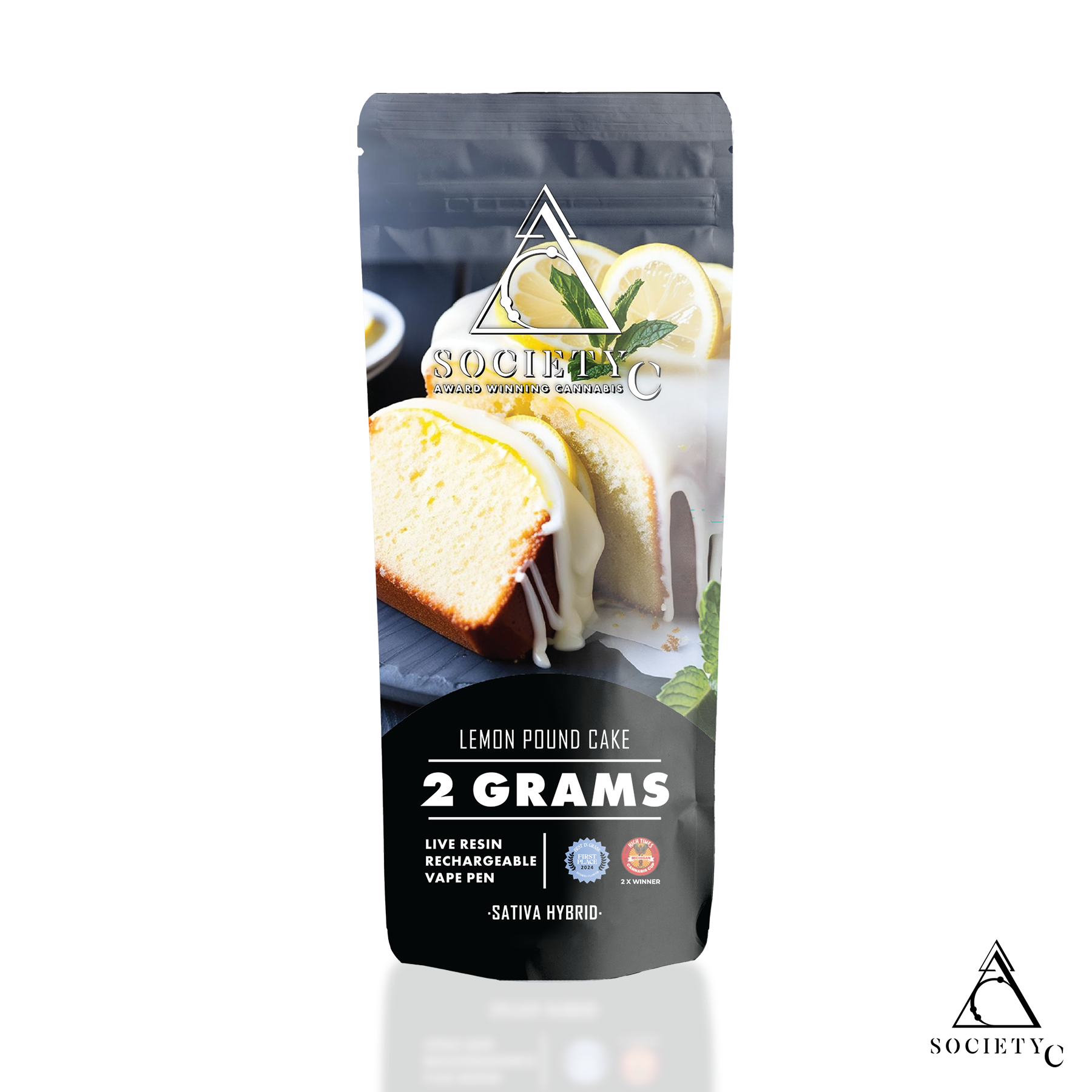 Lemon Pound Cake Live Resin Disposable Cartridge | Society C | 2g (2/$55)