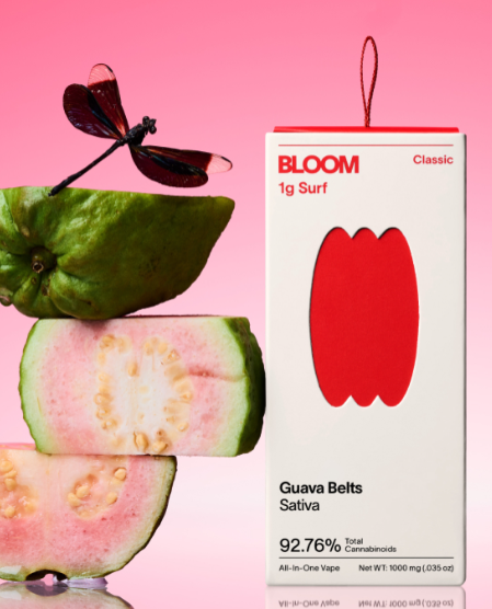 BLOOM Classic Surf Disp 1000mg: Guava Belts