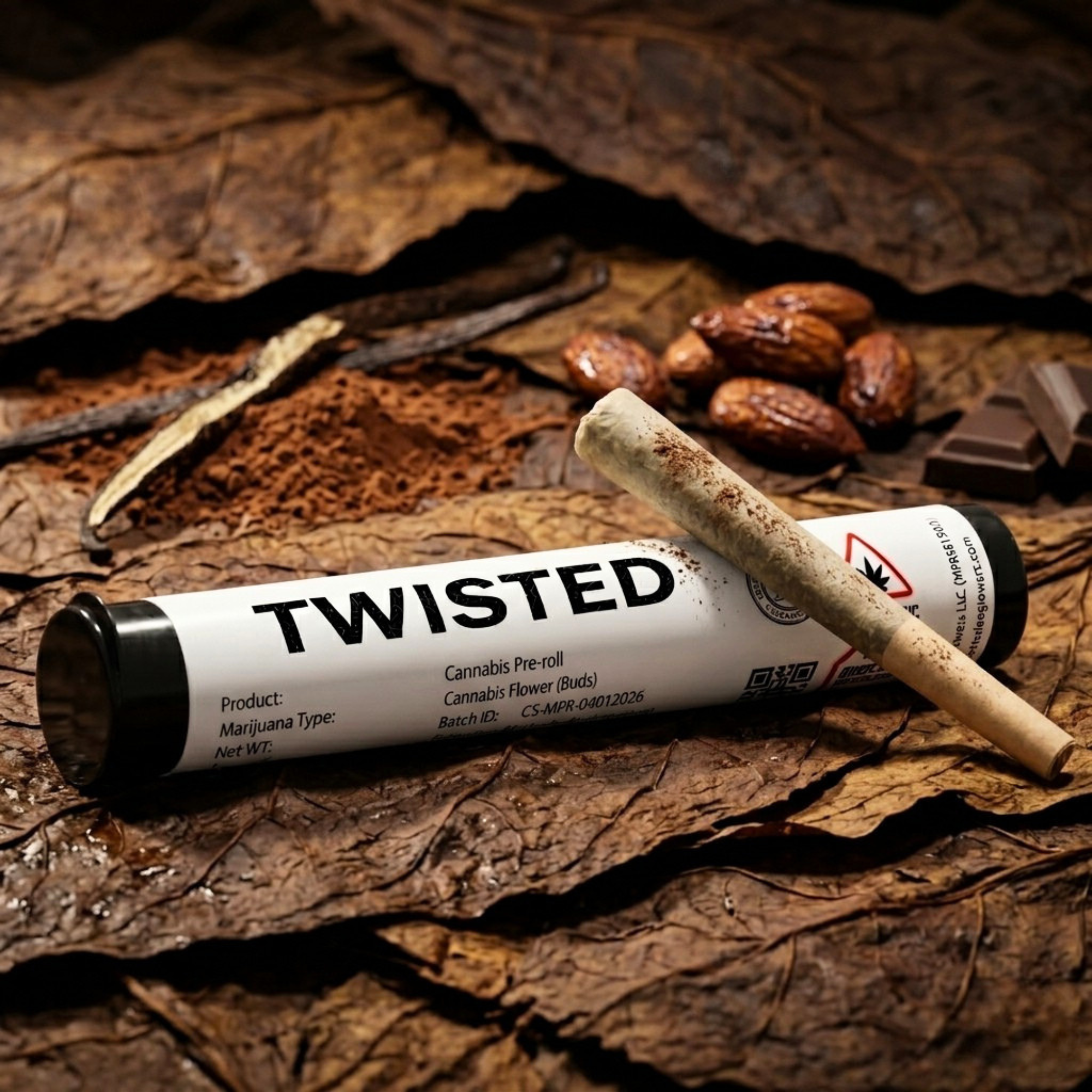 Twisted - OG Backwood - Infused Pre-Roll - 1g