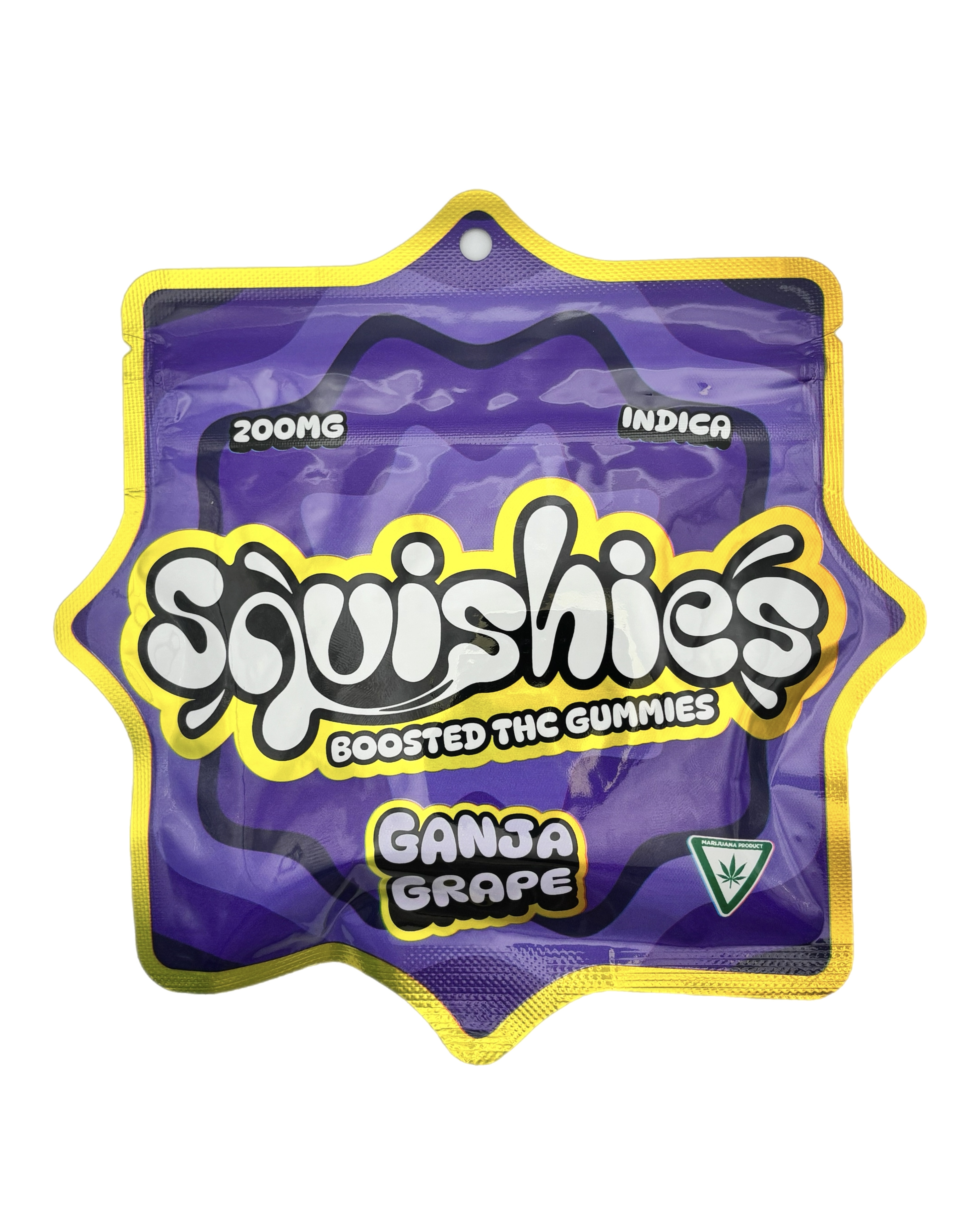 SQUISHIES | GANJA GRAPE | INDICA GUMMIES | 200MG