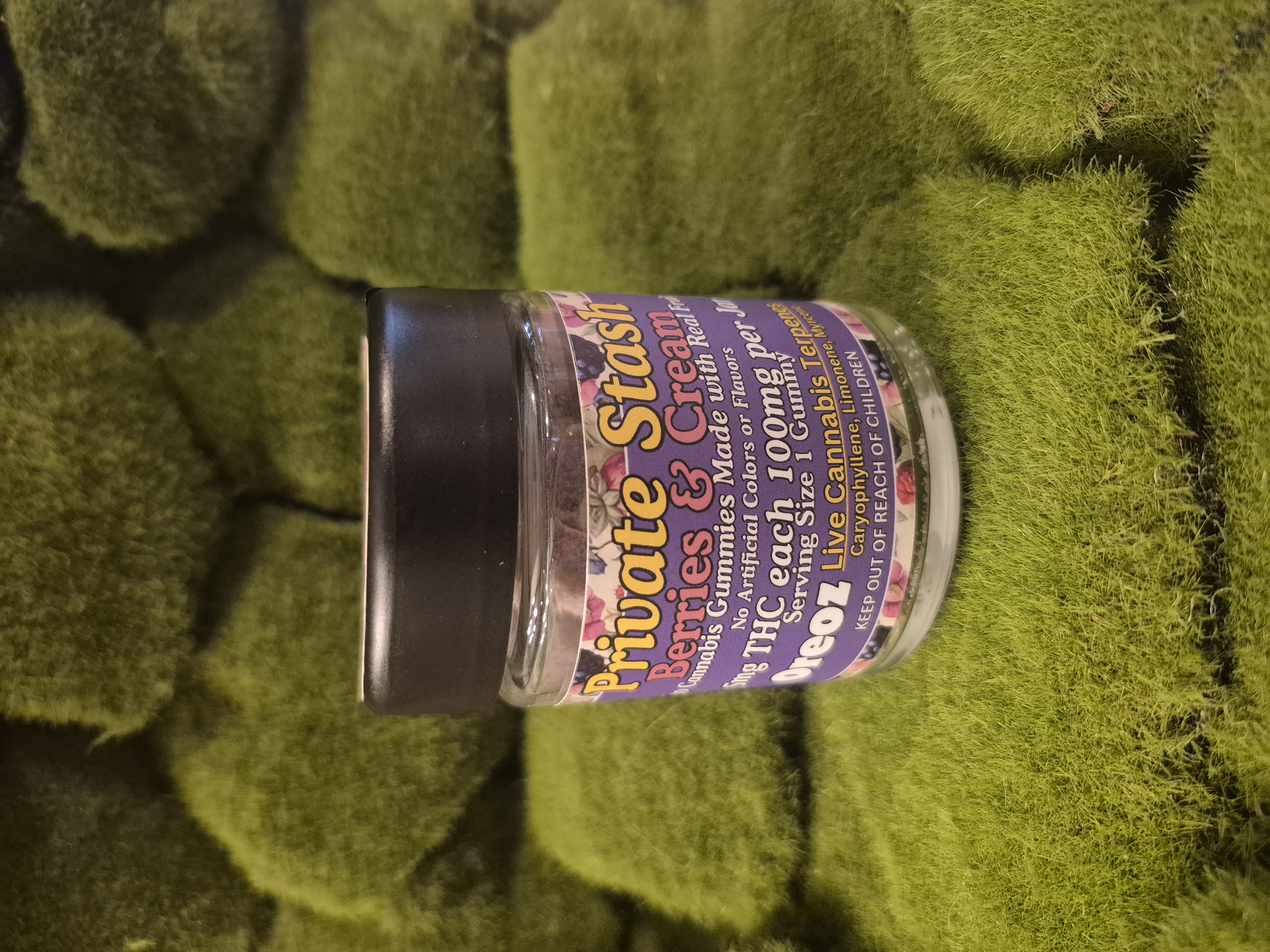 100mg Edible Pack | Berries & Cream Indica Gummies | Tir Na nOg