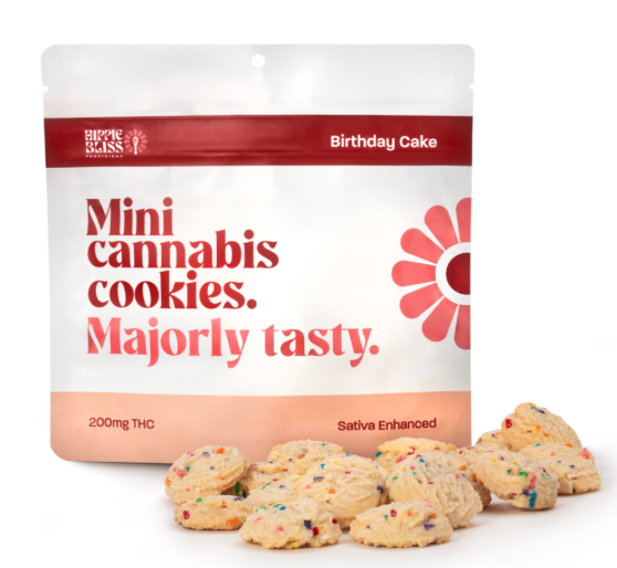 Hippie Bliss - Cookies - 200mg - Birthday Cake