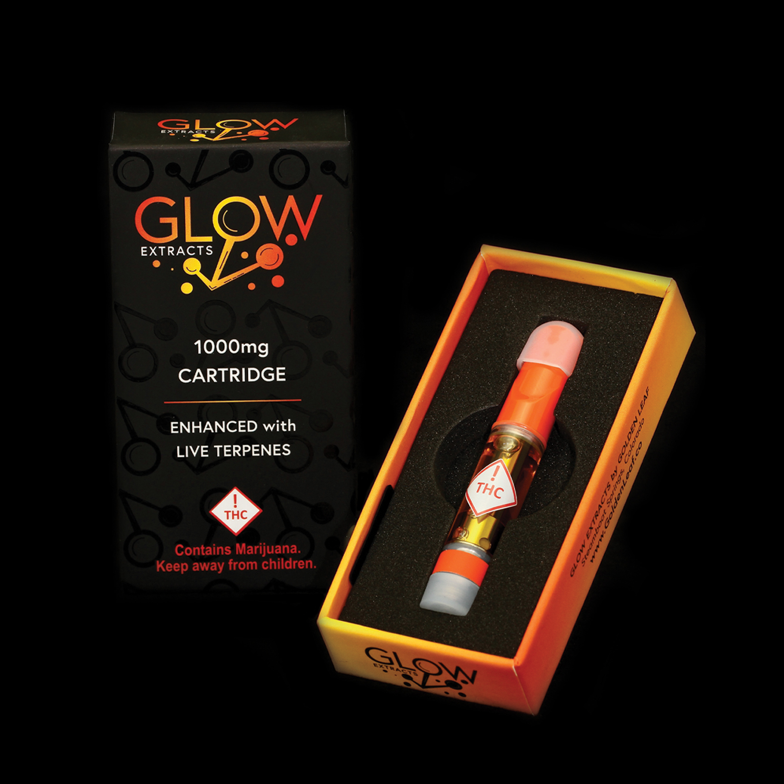 Glow Live Resin Cartridge | 500mg | 90 Micron