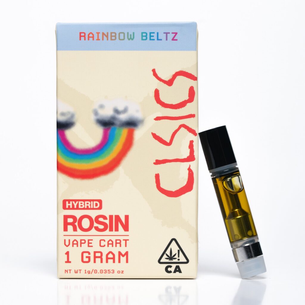 CLSICS - Rainbow Belt (h) - Live Rosin Cartridge - 1g