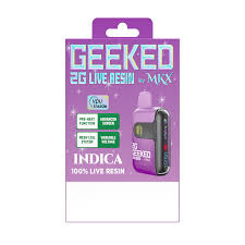 GEEKED BY MKX | SPACE MONKEY | INDICA | LIVE RESIN DISPOSABLE | 2G | REC