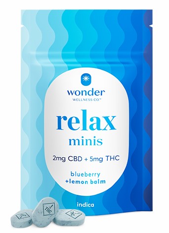 40ct/5mg Relax Mini Troches Thc