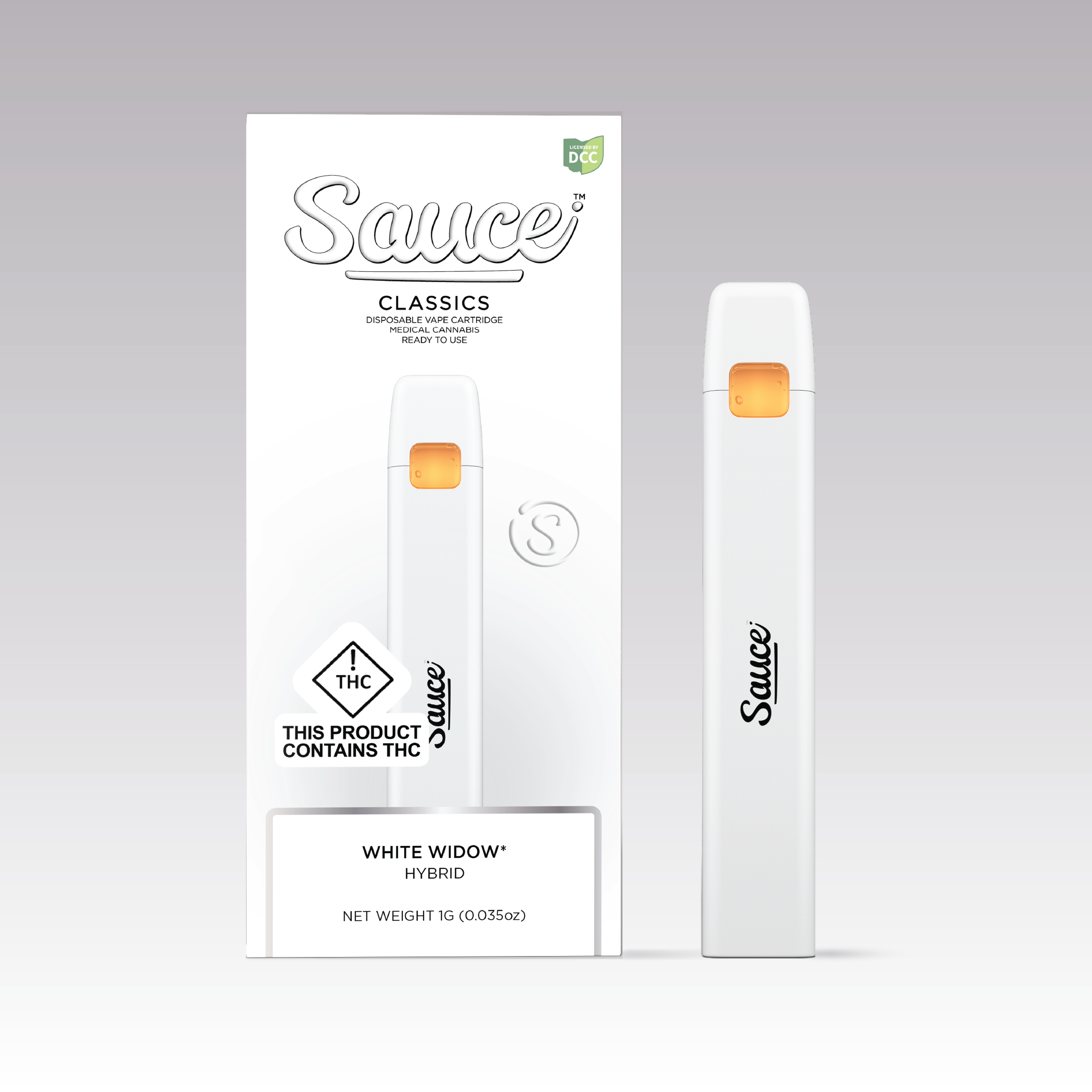 Sauce Classics - White Widow - 1G AIO (OH) | Pure Ohio Wellness - Tallmadge