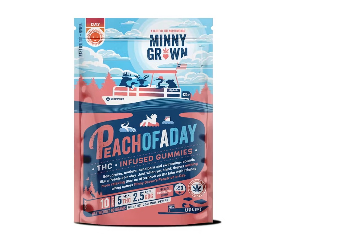 Rockaway Peach  | THC : CBC Gummies | 10pk | 100mg