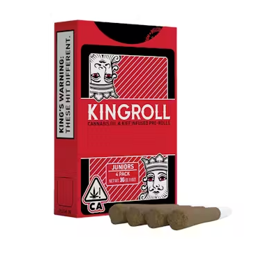 KINGROLL Blue Dream x Maui Wowie Infused Pre-Rolls x4PK 3G