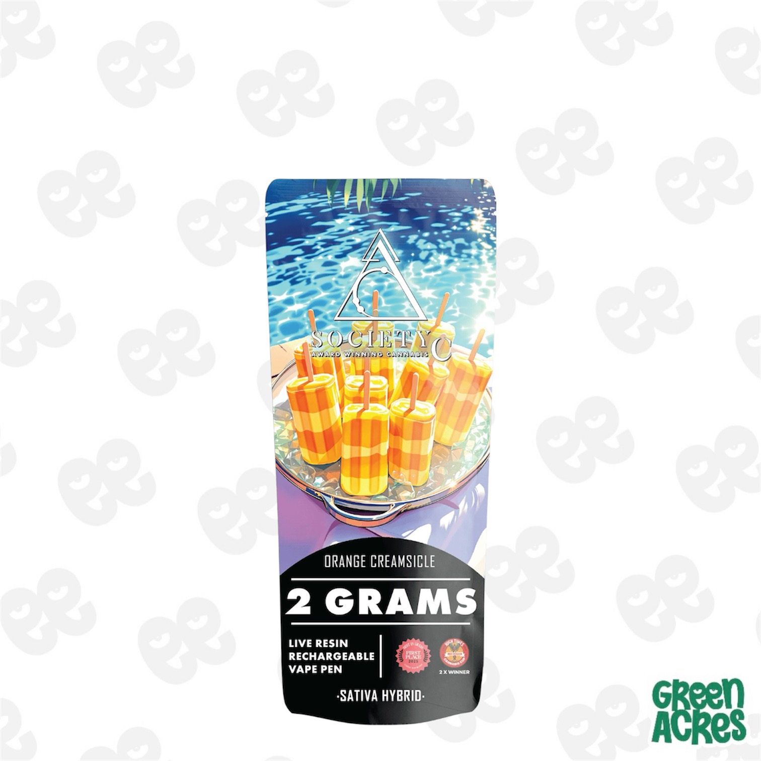 The SC: Orange Creamsicle 2G Live Resin Vape Disposable