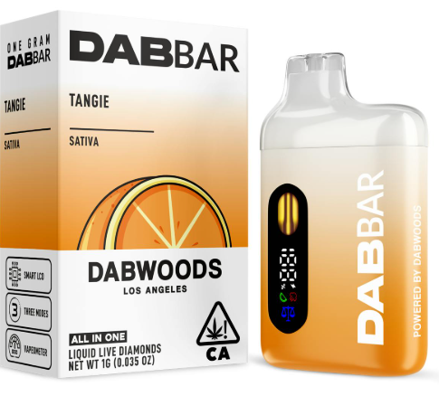 Dabwoods DABBAR 2.0 Tangie Sativa Liquid Live Diamonds All-In-One