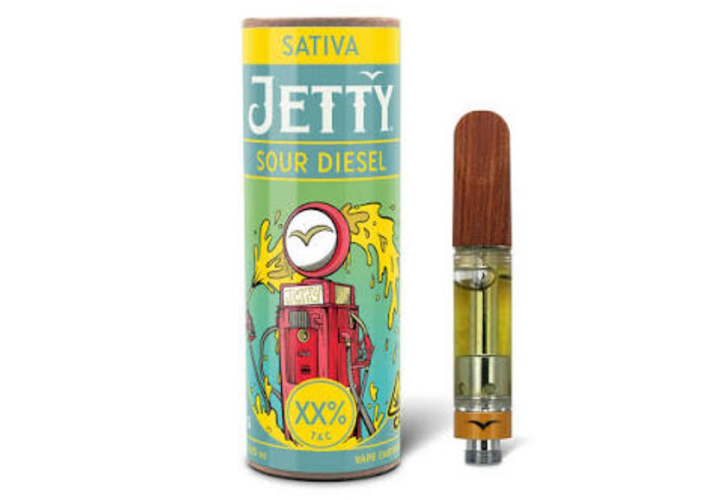 Jetty | Sour Diesel | High THC Vape Cartridge