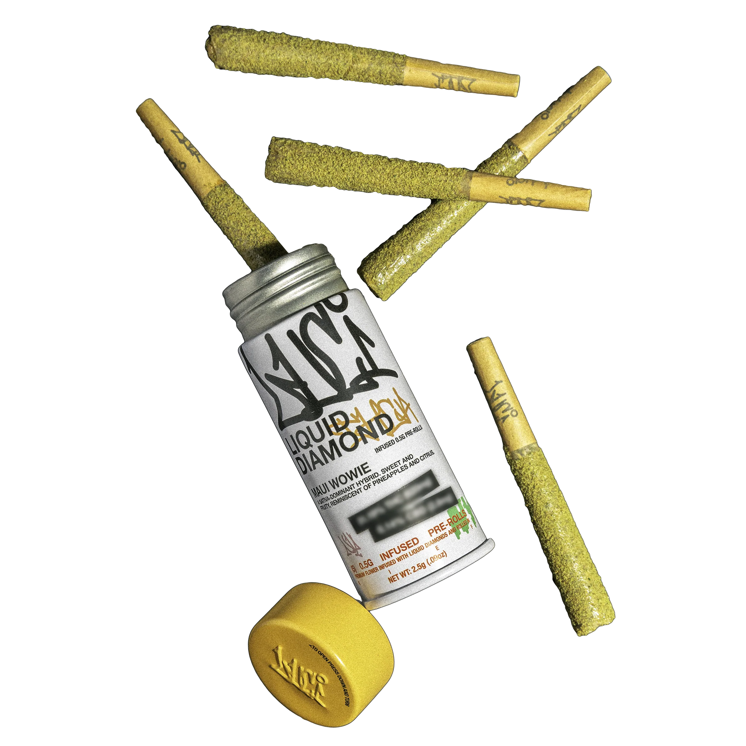 0.5G - PREROLL LIQUID DIAMONDS (MOWIE WOWIE)