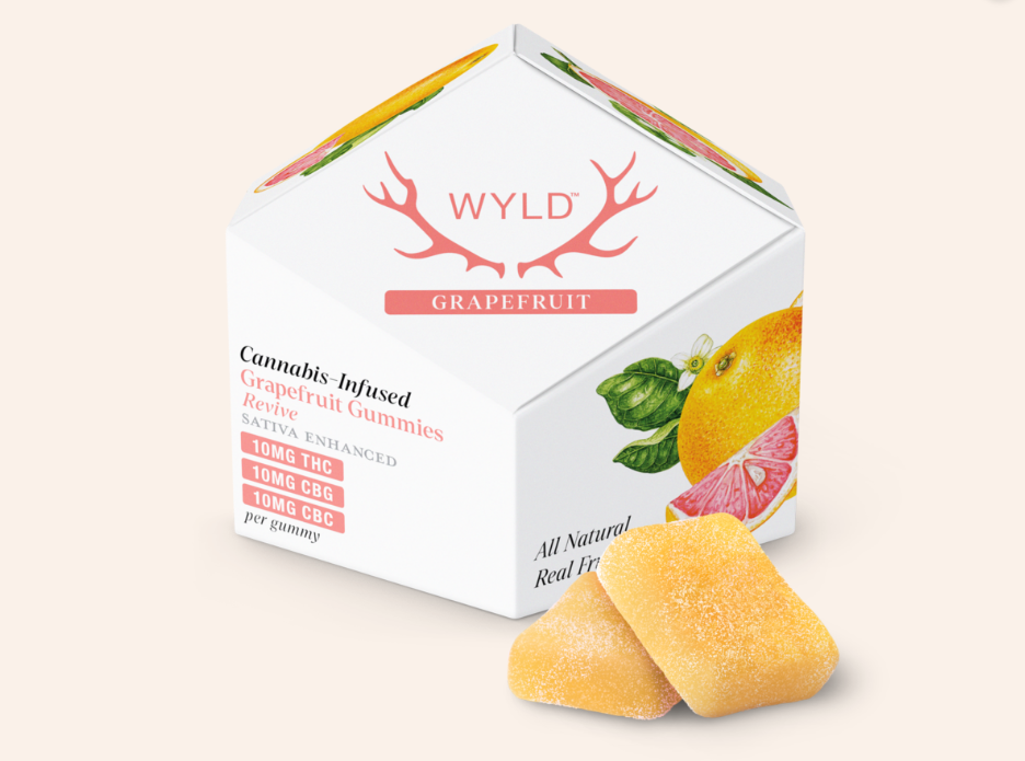 Wyld: 1:1:1 GRAPEFRUIT Gummies - 100mg - 40g