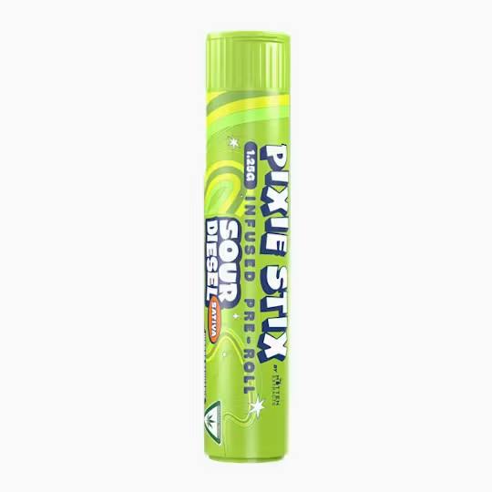 Mitten Extracts - 1.25g Pixie Stick Infused Preroll - Sour Diesel