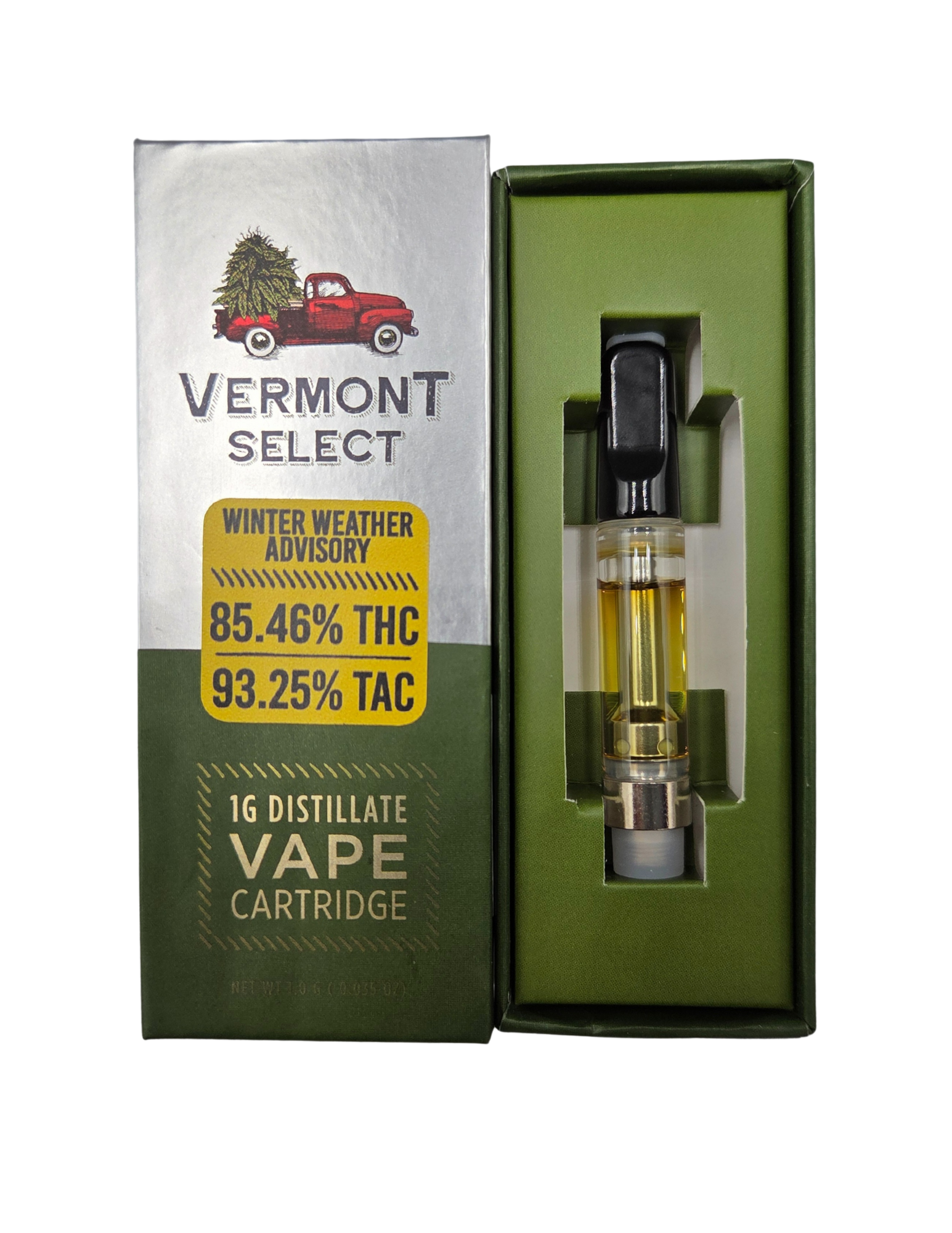 Winter Weather Advisory Distillate Cartridge