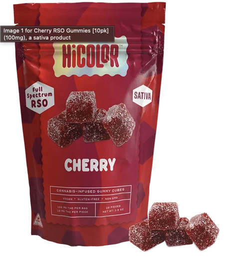 Cherry 100mg RSO Edibles 10pk