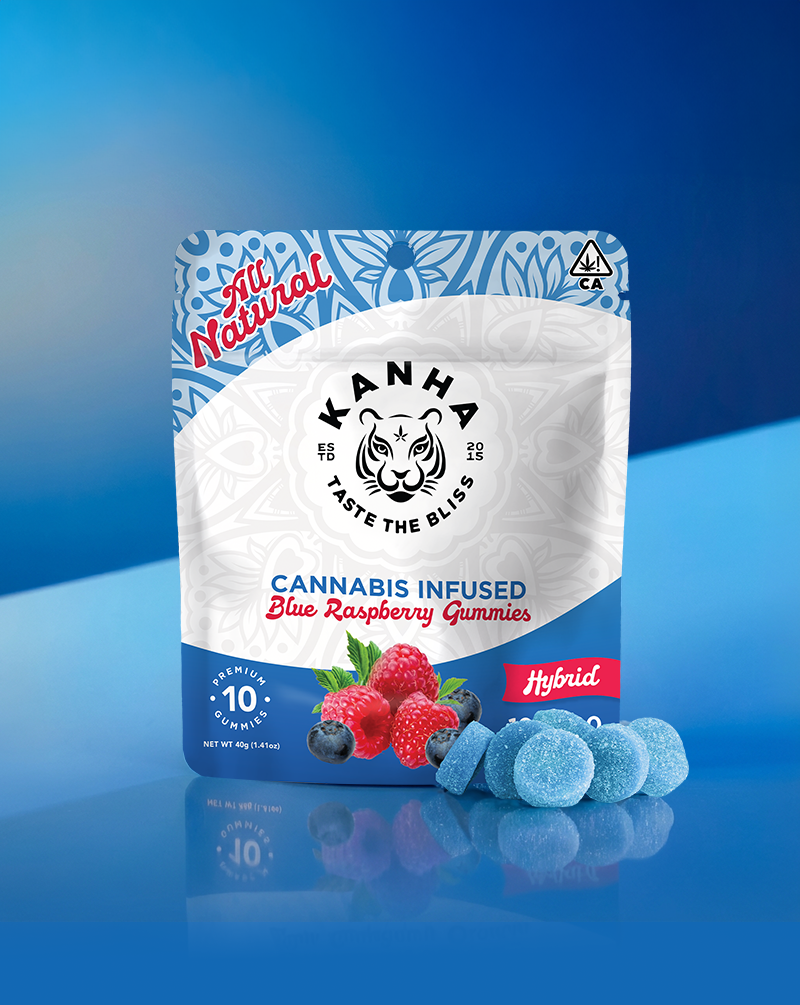Hybrid Blue Raspberry Gummy - 100MG