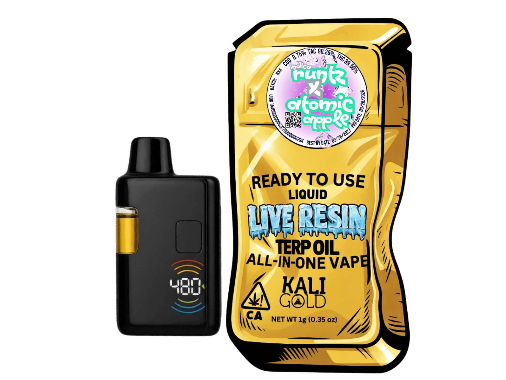 runtz x atomic apple AIO 1g