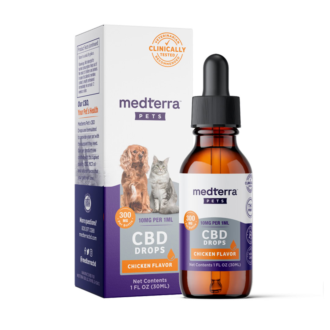 Pets 10mg CBD Drops Chicken Flavor (300mg)