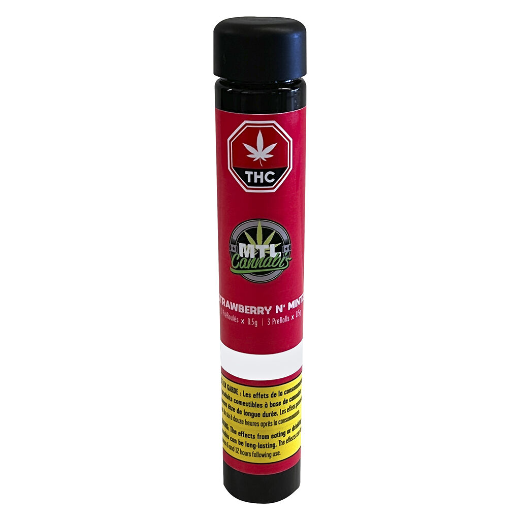 MTL - Strawberry n' Mintz Pre-Rolls - 3x0.5g