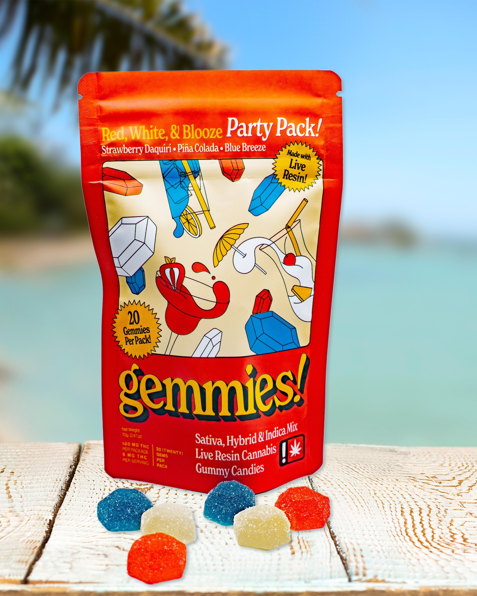 Red White & Blooze Gummies