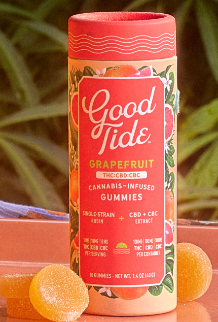 Good Tide - Hash Rosin Gummies - Blissful Grapefruit - 100mg
