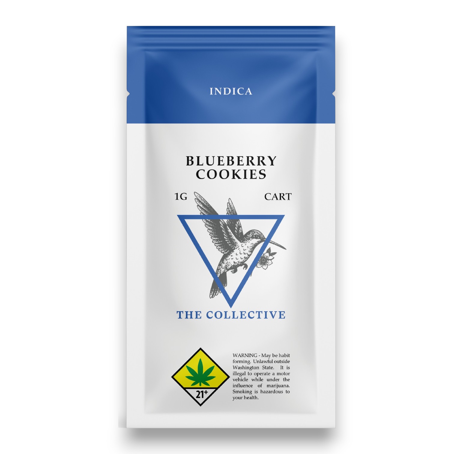 Collective Vape Cart 1g - Blueberry Cookies